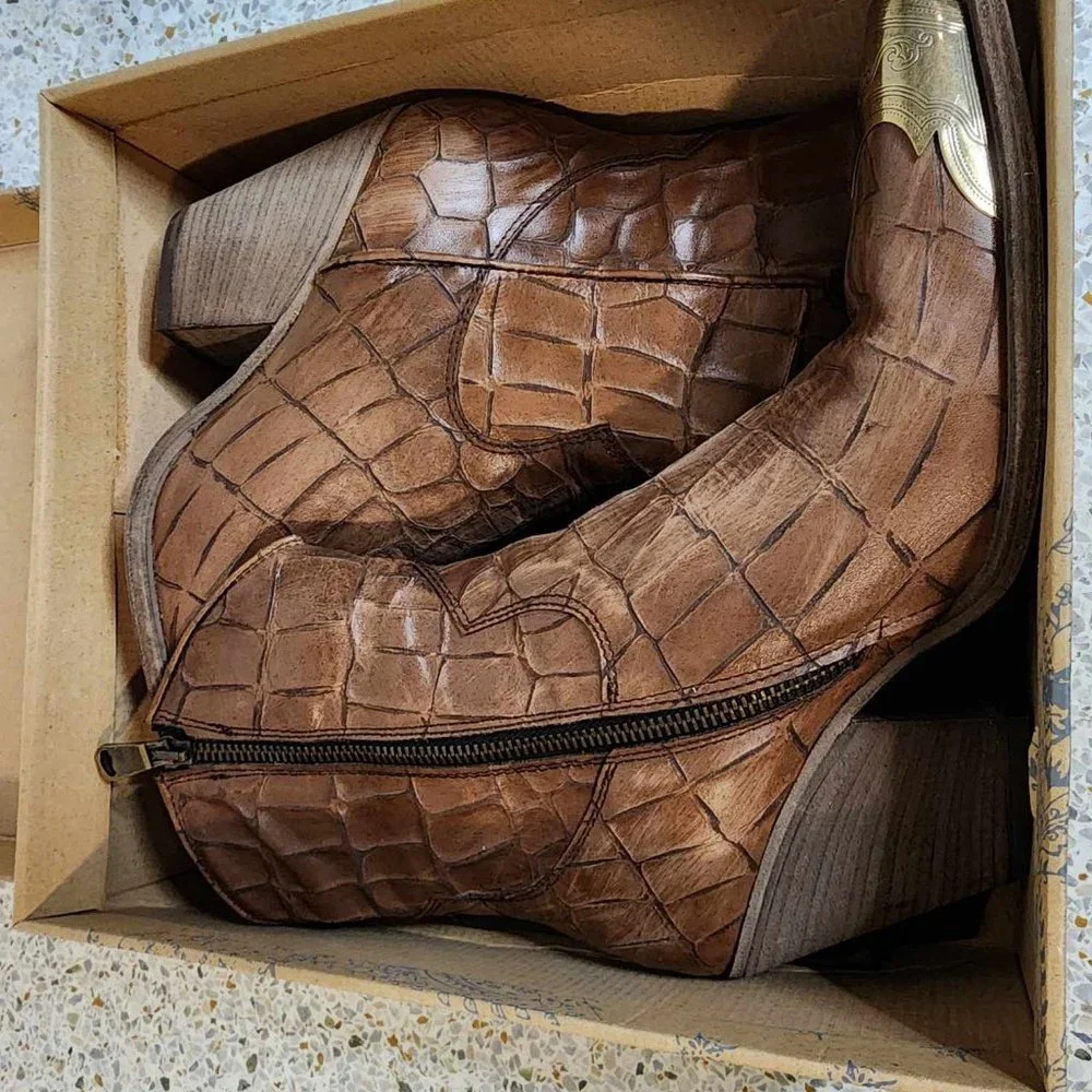 Brayden Western Boots ~ Free People - Picture 3 of 16